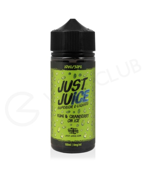 Kiwi & Cranberry On Ice Shortfill E-Liquid by ...