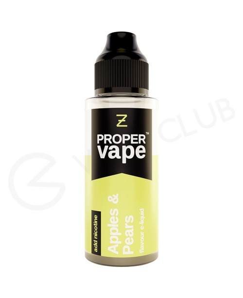 Apple & Pears Shortfill E-Liquid by Proper Vap...