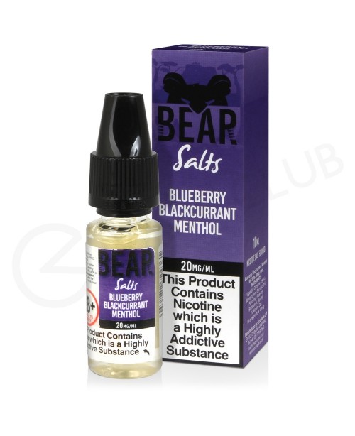 Blueberry Blackcurrant Menthol Nic Salt E-Liquid b...