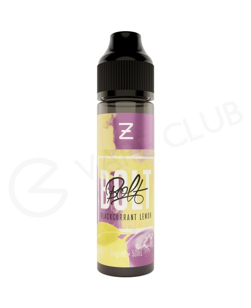 Blackcurrant Lemon Shortfill E-Liquid by Bolt 50ml