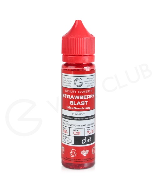 Strawberry Blast Shortfill E-Liquid by Glas Basix ...