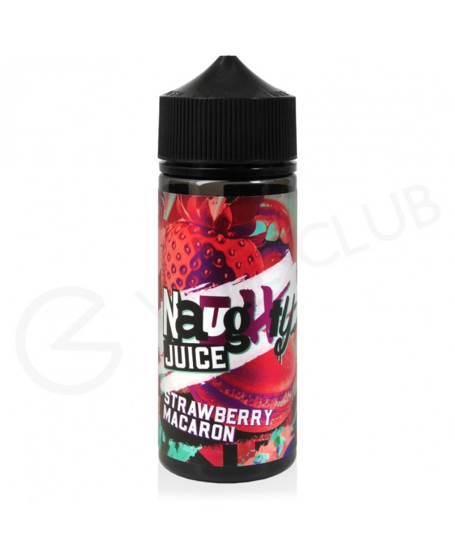 Strawberry Macaron Shortfill E-Liquid by Naughty Juice 100ml