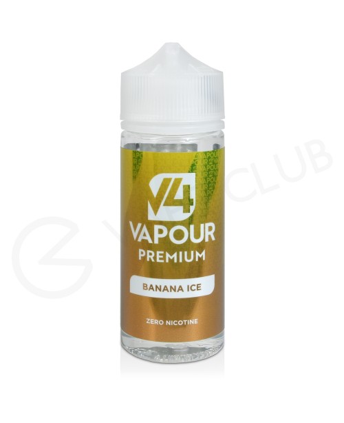 Banana Ice Shortfill E-Liquid by V4 Vapour Premium...