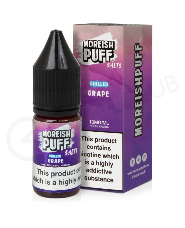 Grape Chilled Nic Salt E-Liquid by Moreish Puff