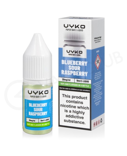 Blueberry Sour Raspberry Nic Salt E-Liquid by Vyko