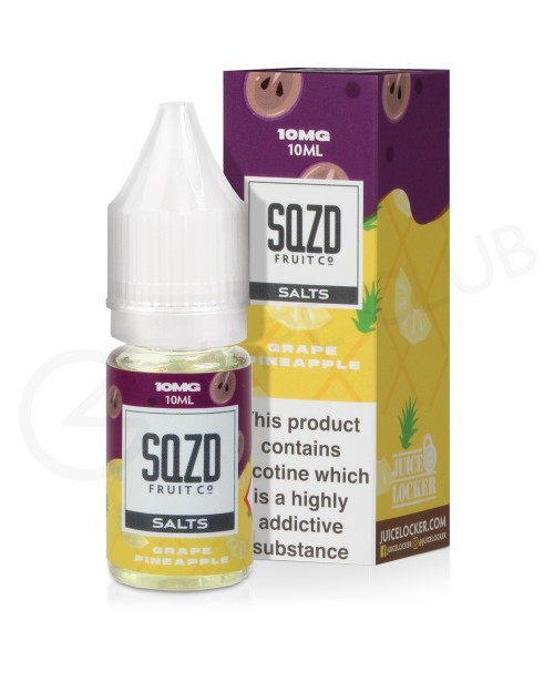 Grape Pineapple Nic Salt E-Liquid by SQZD