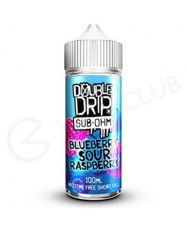 Blueberry Sour Raspberry Shortfill E-Liquid by Double Drip