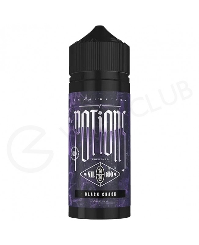 Black Crack Shortfill E-Liquid by Potions 100ml