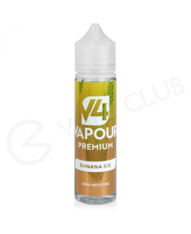 Banana Ice Shortfill E-Liquid by V4 Vapour Premium 50ml