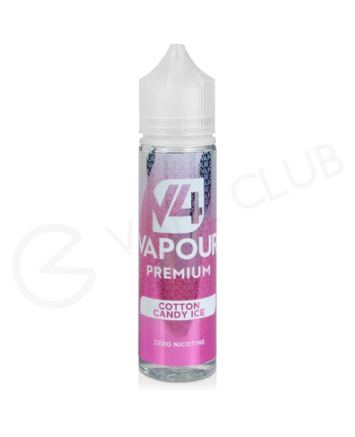 Cotton Candy Ice Shortfill E-Liquid by V4 Vapour P...