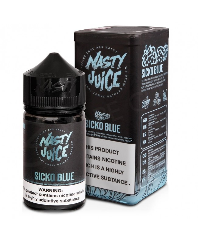 Sicko Blue 50ml Shortfill by Nasty Juice Berry