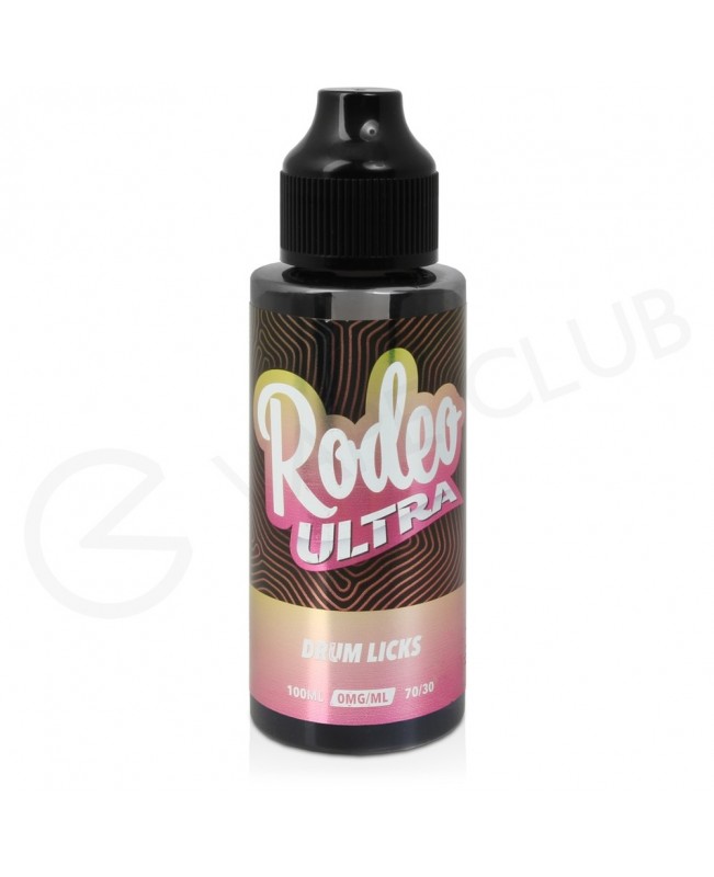 Drum Licks Shortfill E-Liquid by Rodeo Ultra 100ml