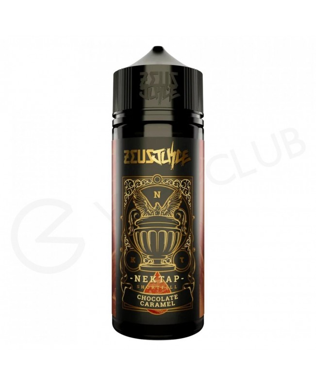 Chocolate Caramel Shortfill E-Liquid by Zeus Juice Nektap 100ml