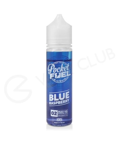 Blue Raspberry Shortfill E-Liquid by Pocket Fuel 5...