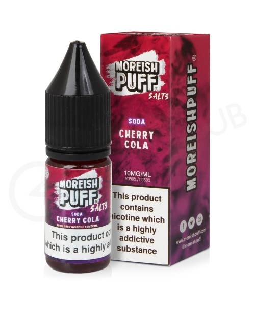 Cherry Cola Soda Nic Salt E-Liquid by Moreish Puff