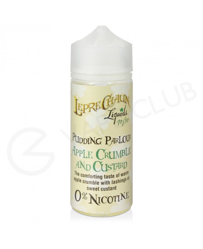 Apple Crumble & Custard Shortfill E-Liquid by Leprechaun Liquids Pudding Parlour 100ml