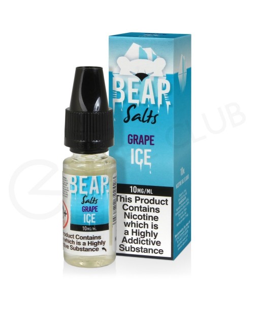 Grape Ice Nic Salt E-Liquid by Bear Salts