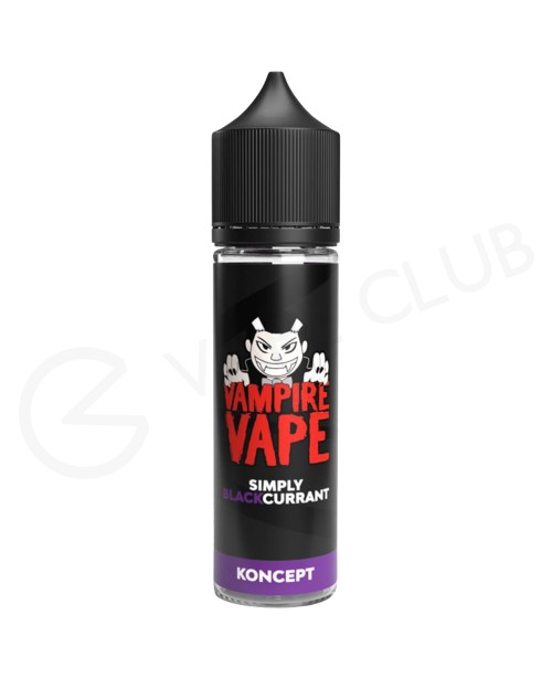 Simply Blackcurrant Shortfill E-Liquid by Vampire ...