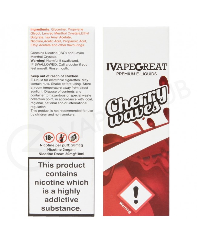 Cherry Waves E-Liquid by IVG 50/50