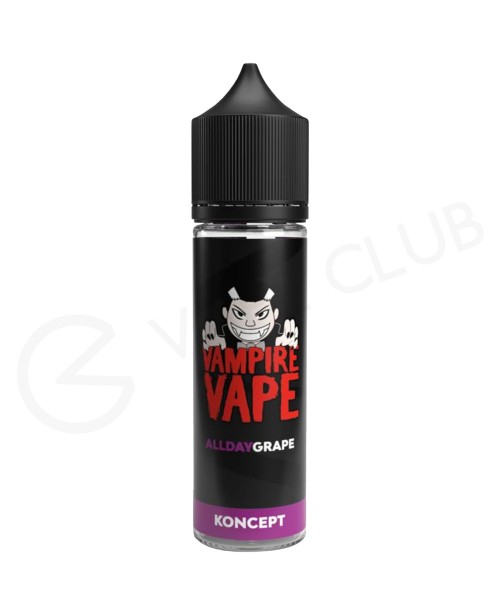 All Day Grape Shortfill E-Liquid by Vampire Vape 5...