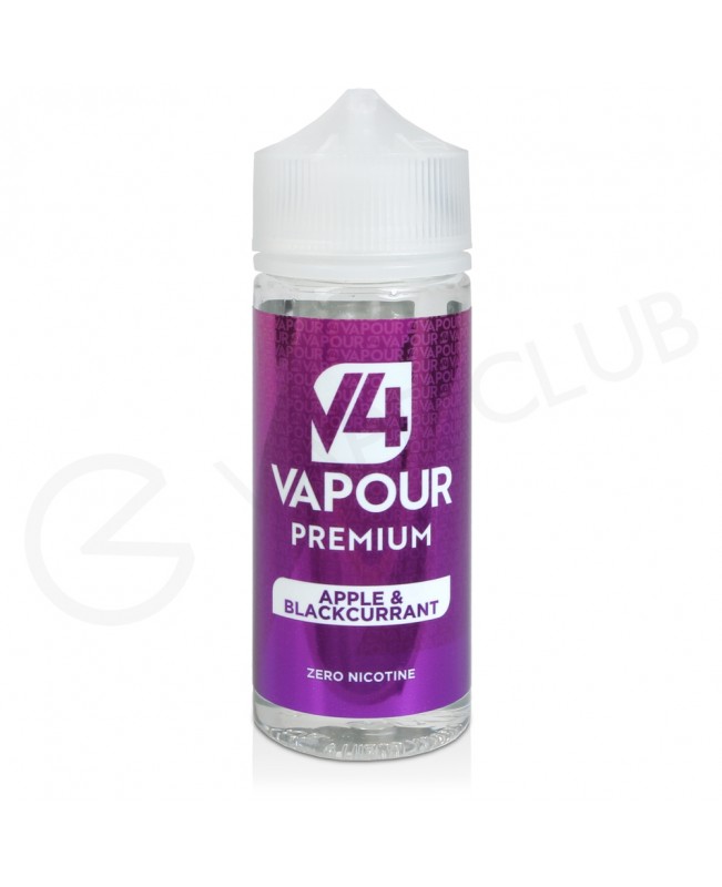 Apple & Blackcurrant Shortfill E-Liquid by V4 Vapour Premium 100ml