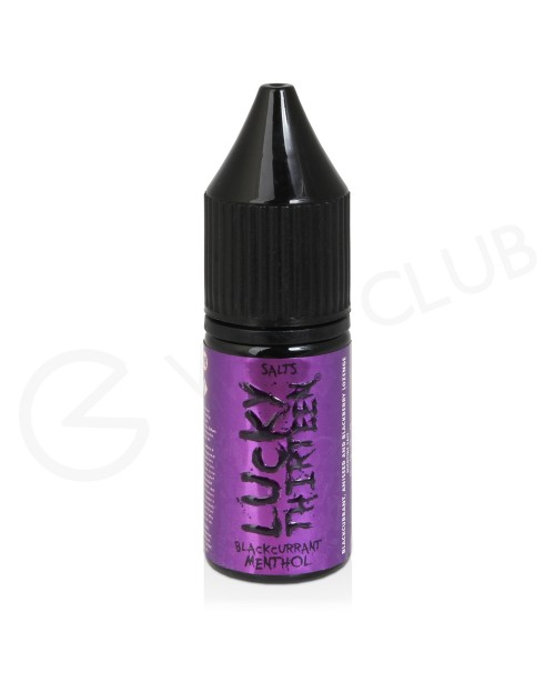 Blackcurrant Menthol Nic Salt E-Liquid by Lucky Th...