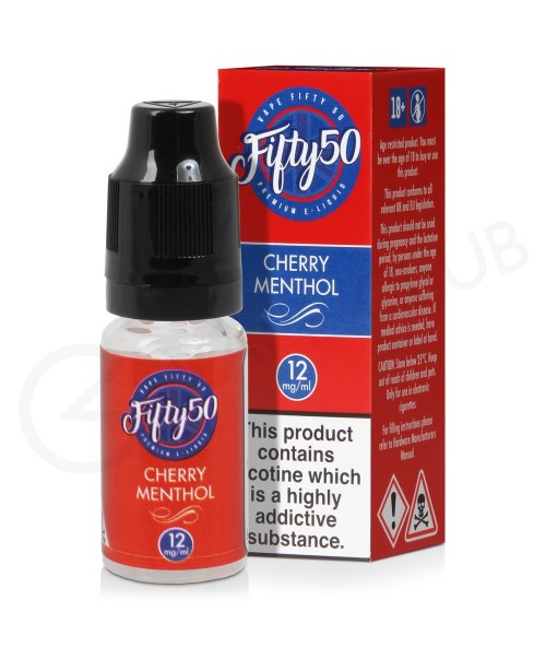 Cherry Menthol E-Liquid by Fifty 50