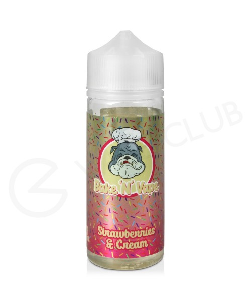 Strawberries & Cream Shortfill E-Liquid by Bak...