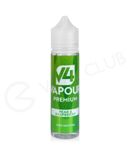 Pear & Raspberry Shortfill E-Liquid by V4 Vapo...