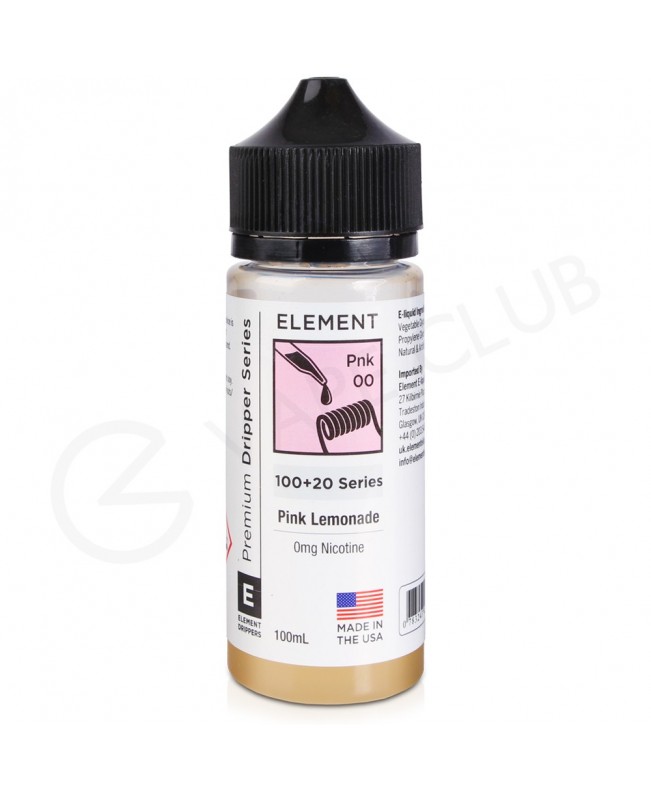 Pink Lemonade Dripper Shortfill E-Liquid by Element 100ml