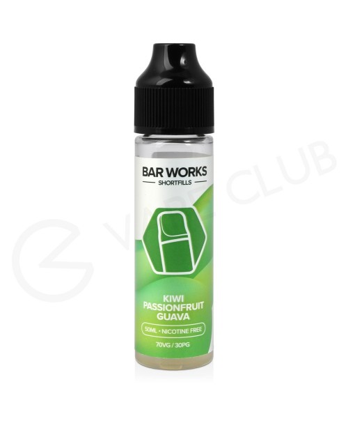 Kiwi Passionfruit Guava Shortfill E-Liquid by Bar ...