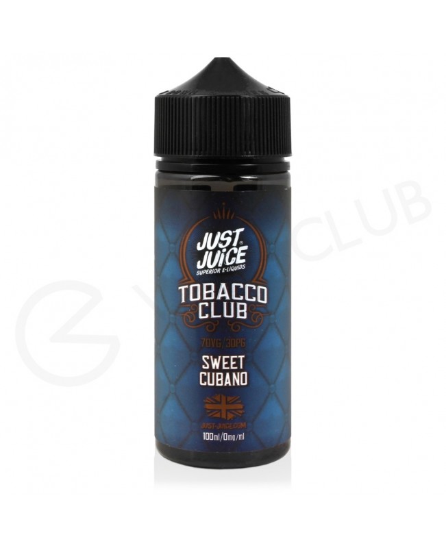 Sweet Cubano Tobacco Shortfill E-Liquid by Just Juice 100ml