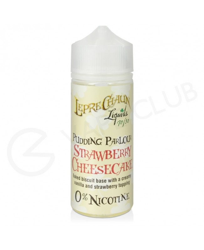 Strawberry Cheesecake Shortfill E-Liquid by Leprechaun Liquids Pudding Parlour 100ml