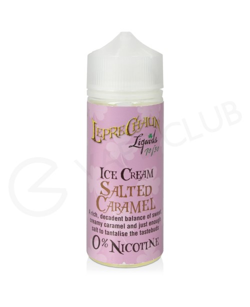 Salted Caramel Shortfill E-Liquid by Leprechaun Li...