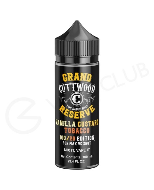 Vanilla Custard Tobacco Shortfill E-liquid by Cutt...