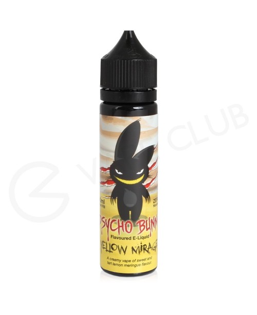 Yellow Mirage Shortfill E-Liquid by Psycho Bunny 5...