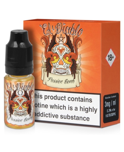 Passion Bomb High VG E-Liquid by El Diablo