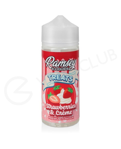 Strawberries & Creme Shortfill E-Liquid by Ram...