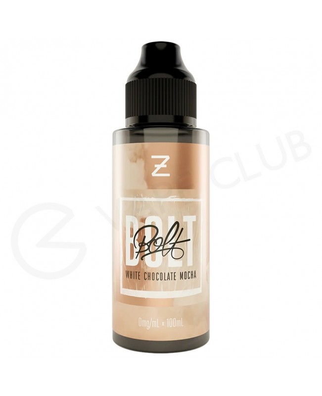 White Chocolate Mocha Shortfill E-Liquid by Bolt 100ml