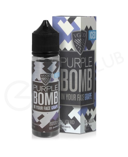 Purple Bomb Iced Shortfill E-Liquid by VGOD Bomb L...