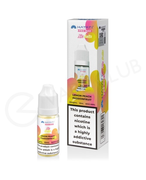 Lemon Peach Passionfruit E-Liquid by Hayati Pro Ma...