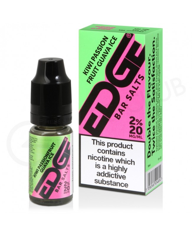 Kiwi Passion Guava Nic Salt E-Liquid by Edge Bar Salts