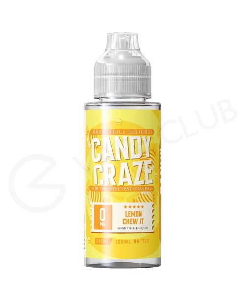 Lemon Chew It Shortfill E-Liquid by Candy Craze 10...