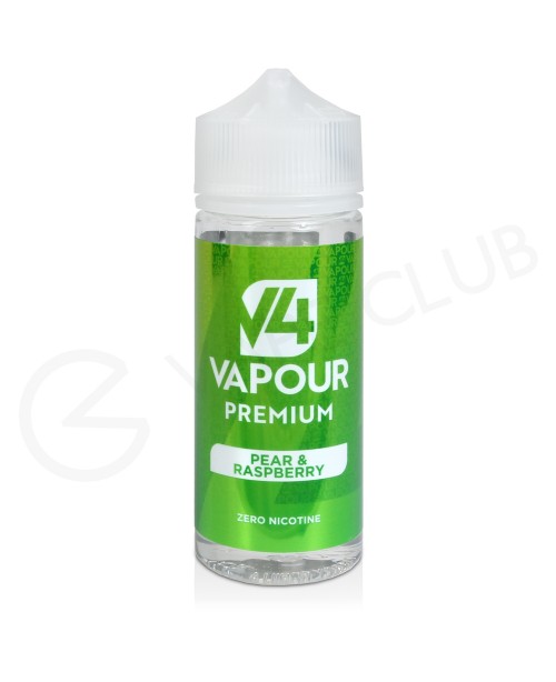 Pear & Raspberry Shortfill E-Liquid by V4 Vapo...