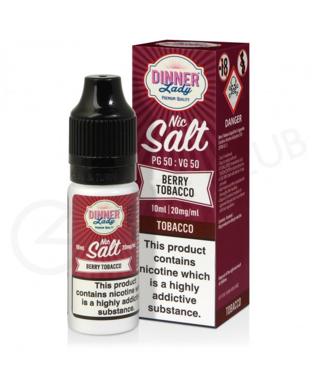 Berry Tobacco Nic Salt E-Liquid by Dinner Lady