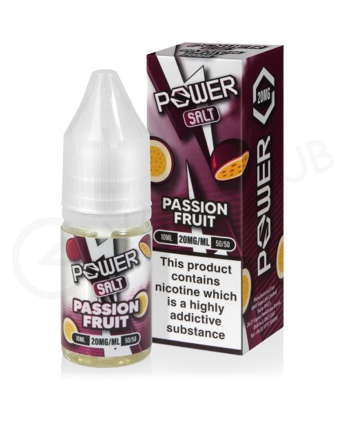 Passionfruit Nic Salt E-Liquid by Juice N Power