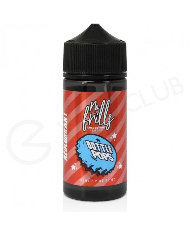 Redcurrant Shortfill E-Liquid by No Frills Bottle Pops 80ml