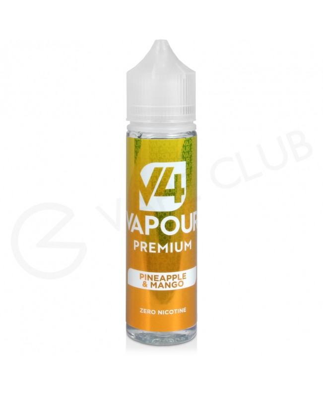 Pineapple & Mango Shortfill E-Liquid by V4 Vapour Premium 50ml