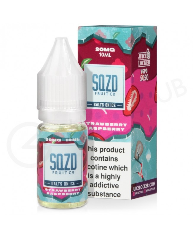 Strawberry Rasperry On Ice Nic Salt E-Liquid by SQZD