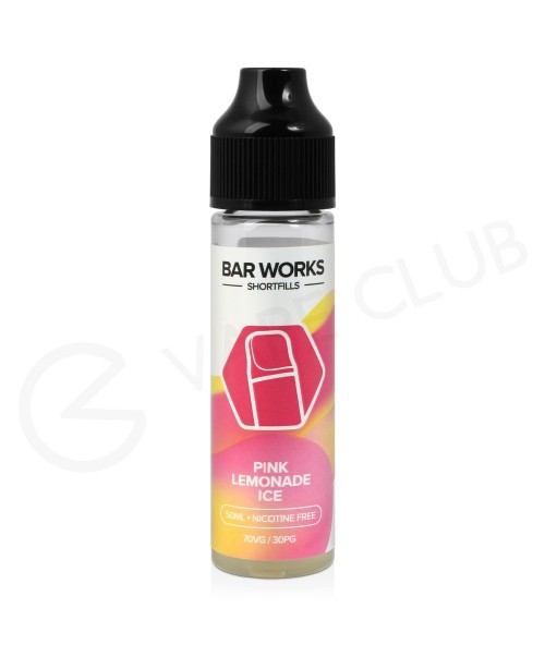 Pink Lemonade Ice Shortfill E-Liquid by Bar Works ...